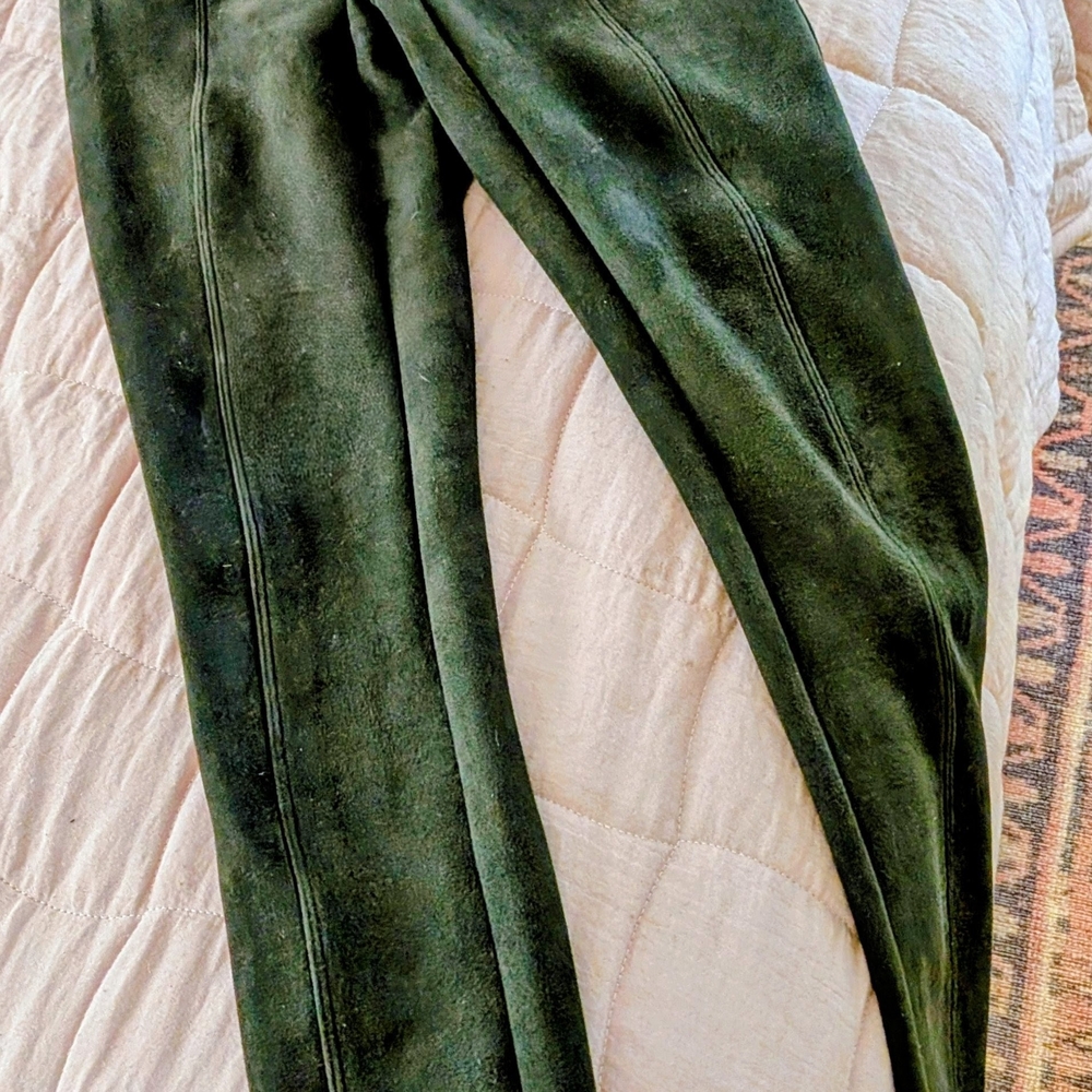 SPANX Dark Green Leggings